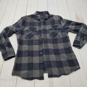 Brixton standard fit Bowery long sleeve button down plaid shirt